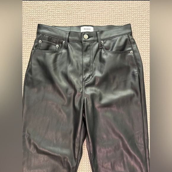 Pistola Lennon High Rise Cropped Boot Pant in Slate Black 28 - Picture 3 of 10